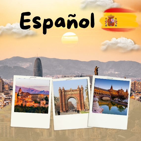 Orange and Yellow Travel to Spain Instagram Post - 1